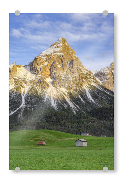 Acrylglasbild "Ehrwalder Sonnenspitze Tirol" artboxONE - Natur,Reise,Reise / Länder