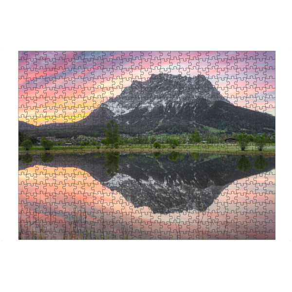 artboxONE Puzzle "Die Tiroler Seite der Zugspitze" artboxONE - Natur,Reise,Reise / Länder