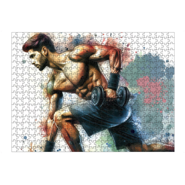 Puzzle Ravensburger "Fitnessübung" artboxONE - Sport,Sport / Motivation