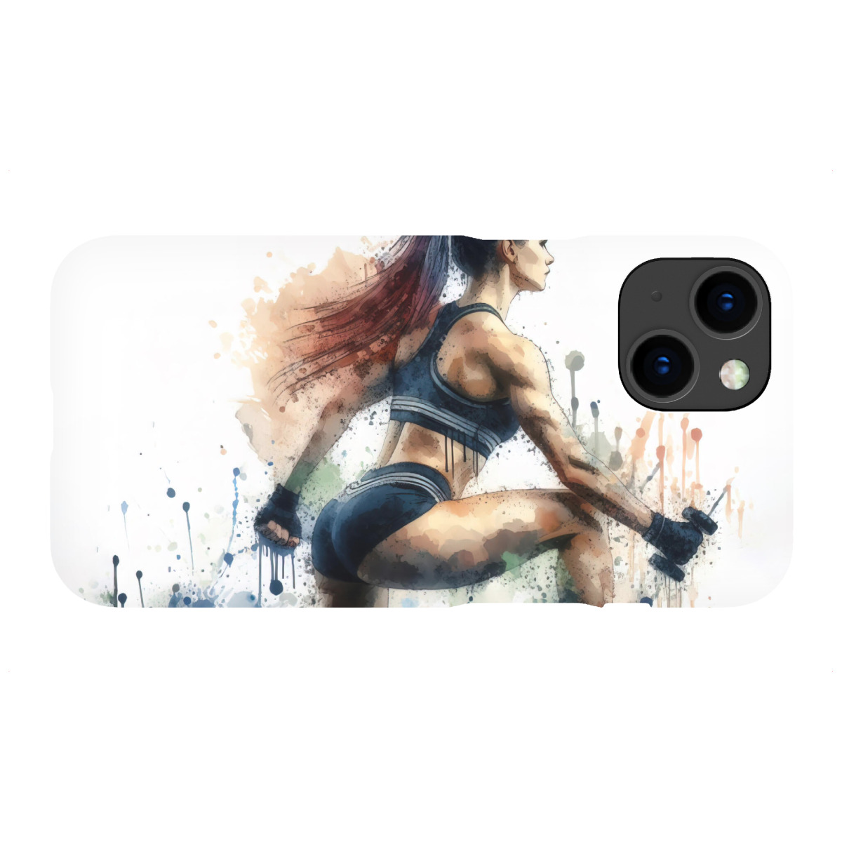 "Fitnessübung B"für iPhone - Premium-Case Handyhülle artboxONE