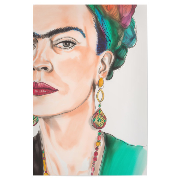 Poster 30x20 cm "The power of frida" artboxONE - Floral,Abstrakt,Menschen