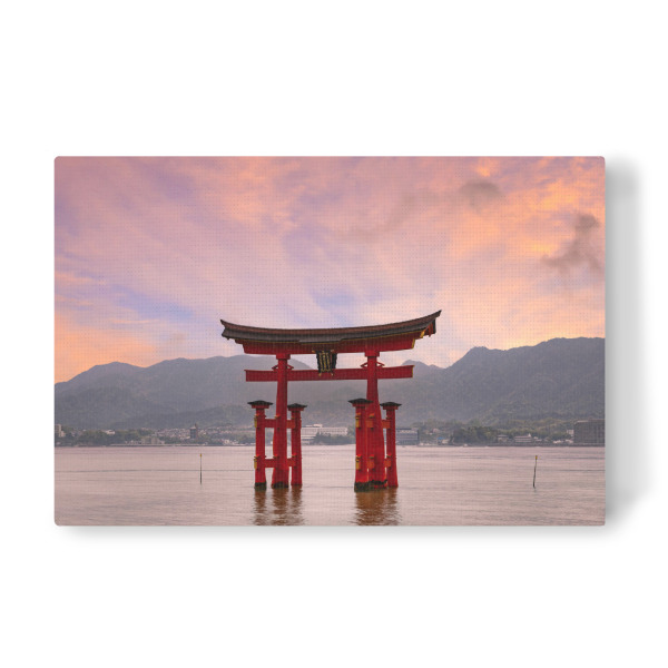 Leinwandbild "Itsukushima-Schrein Miyajima" artboxONE - Architektur,Reise / Asien