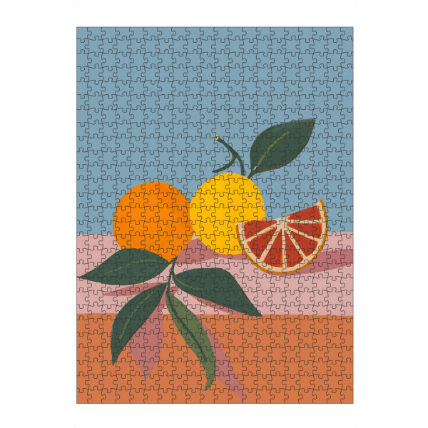 Puzzle Ravensburger "Italienischer Sommertisch" artboxONE - Abstrakt