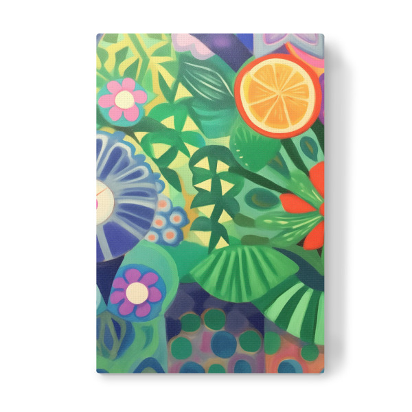 Leinwandbild "Blütenmeer der Fantasie" artboxONE - Natur,Floral,Abstrakt