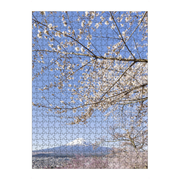Puzzle Ravensburger "Bezaubernder Fuji bei Kirschblüte" artboxONE - Natur,Reise / Asien