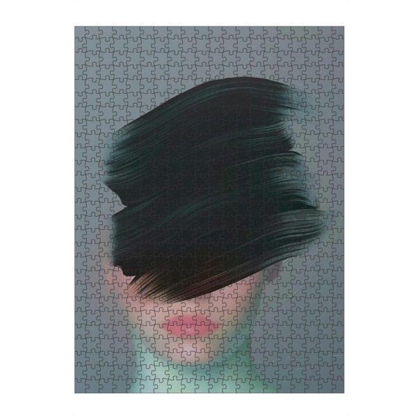 artboxONE Puzzle "Contemporary woman face paint" artboxONE - Abstrakt