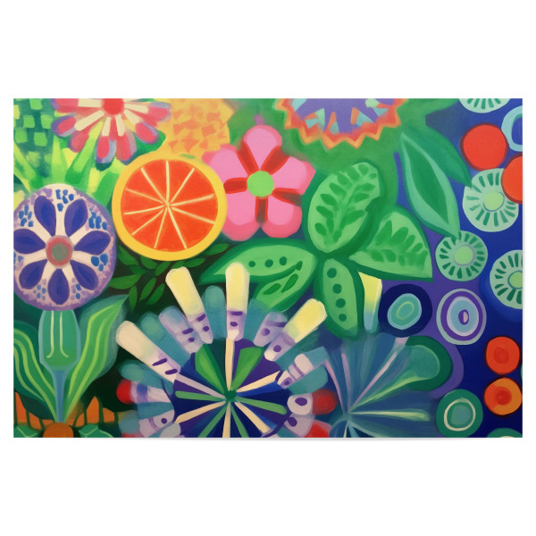 Poster "Bunte Sommerwiese" artboxONE - Natur,Floral,Abstrakt