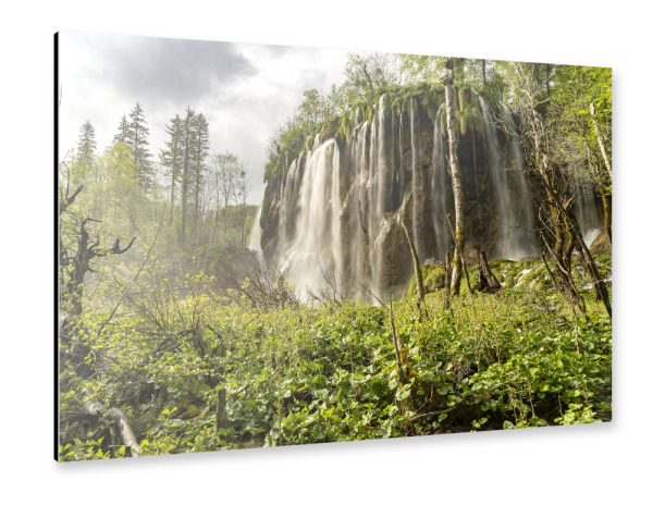 Alu-Dibond "Wasserfall Prstavac Plitvice" 30x20 cm artboxONE