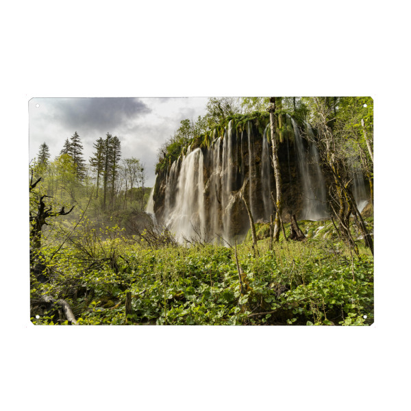 Holzbild "Wasserfall Prstavac Plitvice" artboxONE - Natur