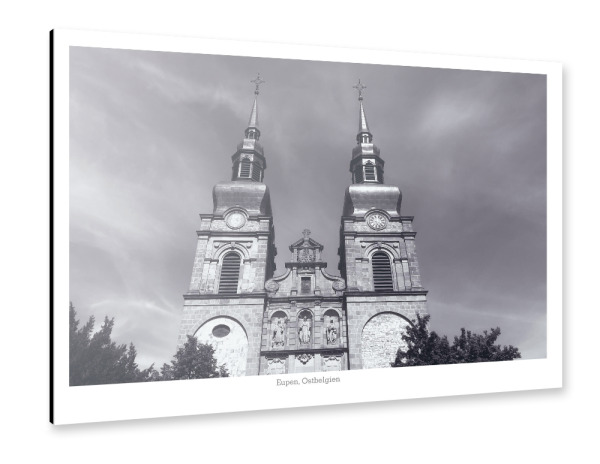 Alu-Dibond "Kirche in Eupen, Ostbelgien" 30x20 cm artboxONE