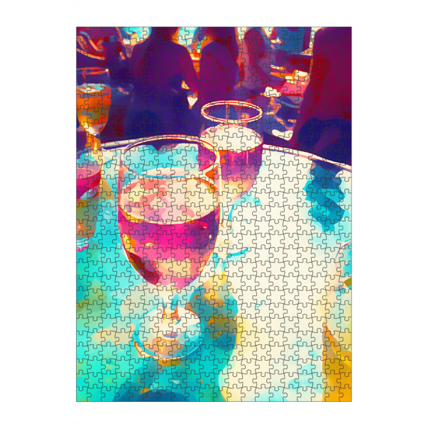 Puzzle Ravensburger "Bunter Pooltraum" artboxONE - Abstrakt,Reise / Strand und Meer,Essen & Trinken / Alkohol