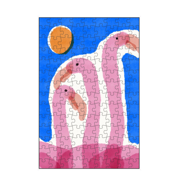artboxONE Puzzle "Drei Flamingos" artboxONE - Tiere,Abstrakt,Für Mama