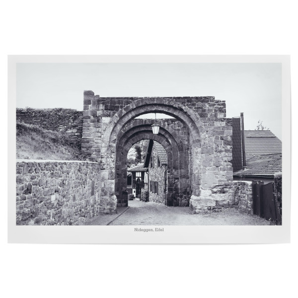 Poster 30x20 cm "Nideggen, Eifel" artboxONE - Reise,Architektur,Reise / Länder