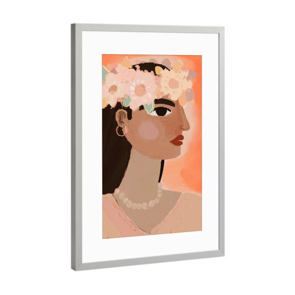 Poster mit Rahmen Silber "Aphrodite" artboxONE - Abstrakt,Menschen,Für Mama
