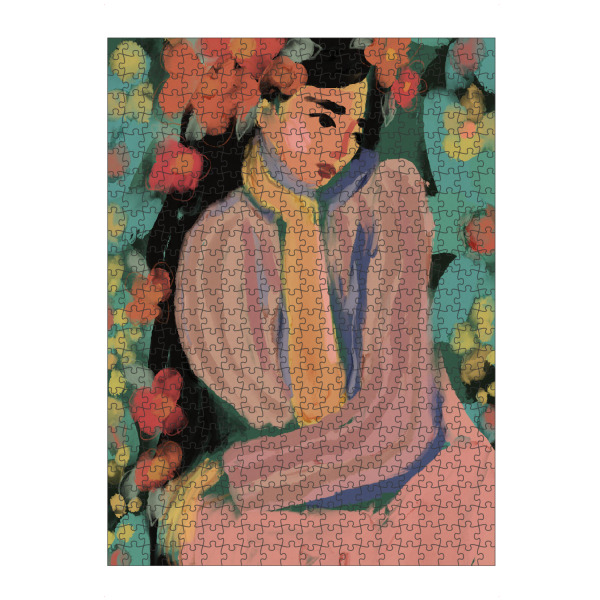 artboxONE Puzzle "Sora In Flower Garden" artboxONE - Floral,Menschen,Für Mama