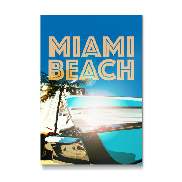 Galerie-Print "Miami Beach retro" 75x50 cm artboxONE