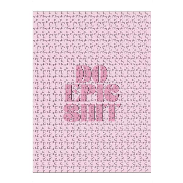 Puzzle Ravensburger "Mach epische Scheiße" artboxONE - Typografie,Abstrakt,Menschen,Liebe,Lustig