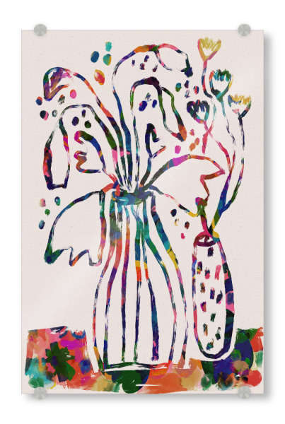 Acrylglasbild "Happy Still Life" artboxONE - Floral,Abstrakt,Für Mama