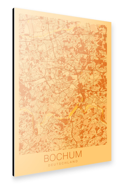 Alu-Dibond "Bochum Deutschland" 30x20 cm artboxONE