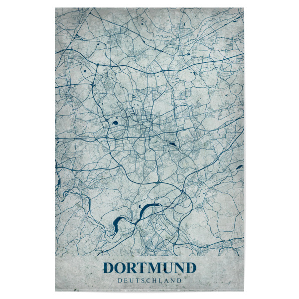 Poster 30x20 cm "Dortmund Vintage Stadtplan" artboxONE - Städte / Weitere