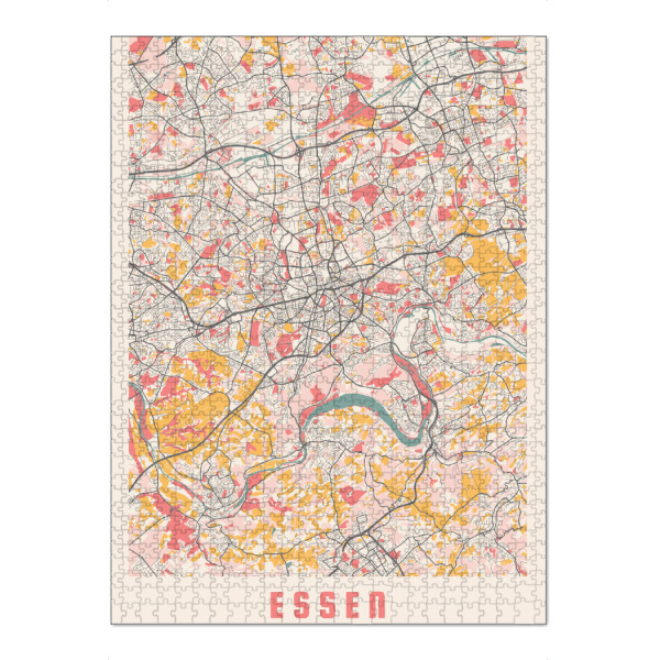 Puzzle Ravensburger "Essen als Stadtplan" artboxONE - Städte / Weitere,Kartografie