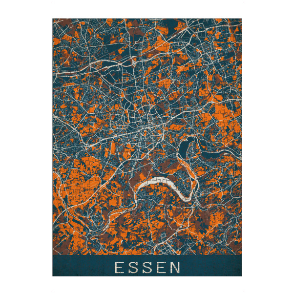 artboxONE Puzzle "Essen Vintage Plan" artboxONE - Städte / Weitere,Kartografie
