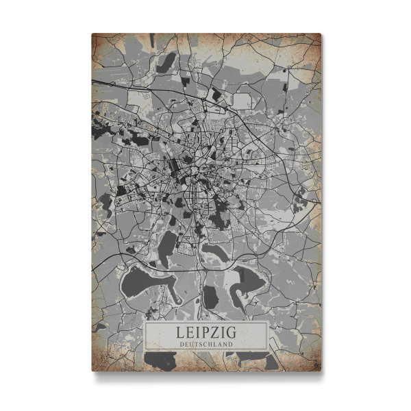 Galerie-Print "Vintage City Leipzig" 30x20 cm artboxONE