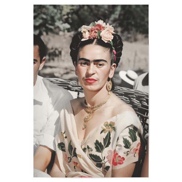 Poster 30x20 cm "Frida and Friends" artboxONE - Natur,Floral,Menschen