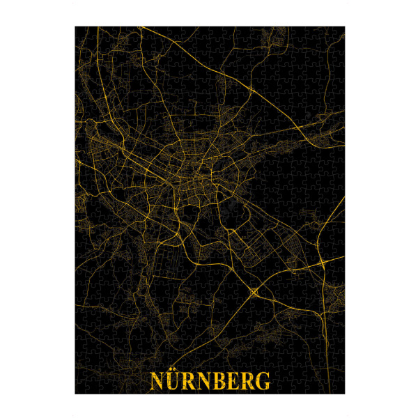 artboxONE Puzzle "Nürnberg als Stadtplan" artboxONE - Städte / Weitere,Kartografie