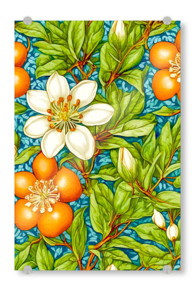 Acrylglasbild "Orangenblüte" artboxONE - Natur,Floral