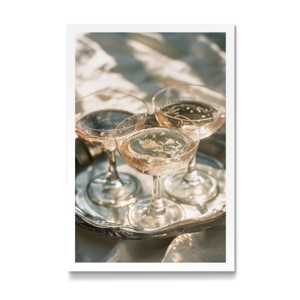 Galerie-Print "Malou Studio-Champagnergläser" 30x20 cm artboxONE