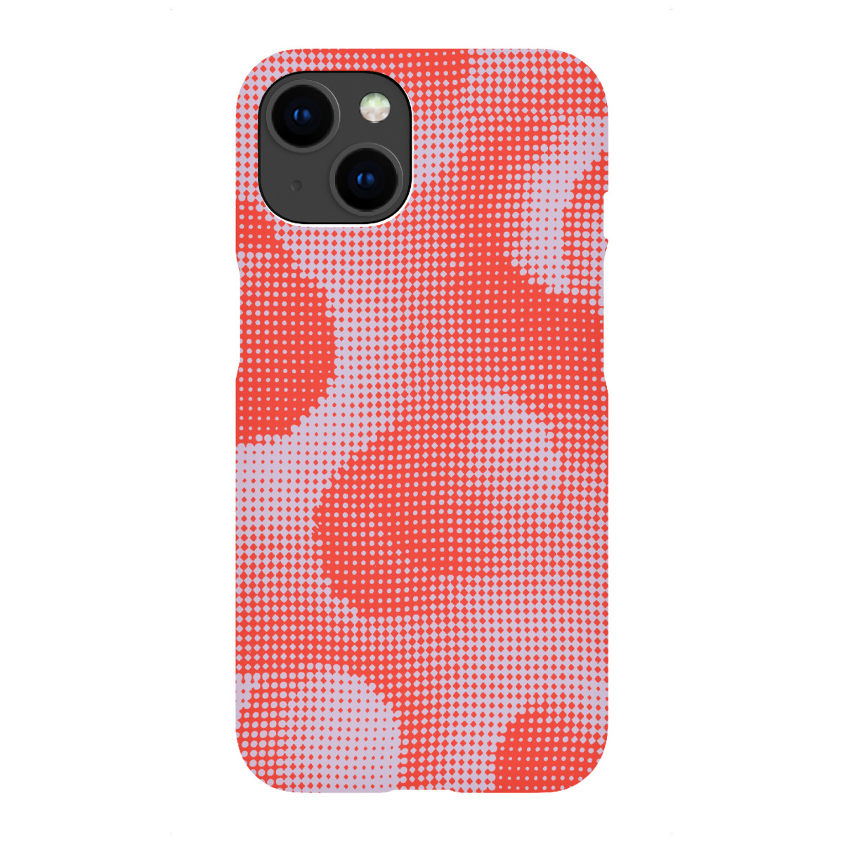 iPhone "Malou Studio-Grid Pattern Flieder" Premium-Case Handyhülle artboxONE
