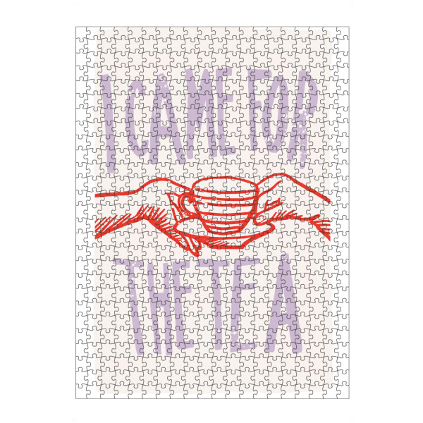 artboxONE Puzzle "Malou Studio-I came for Tea" artboxONE - Typografie,Essen & Trinken,Buchstaben