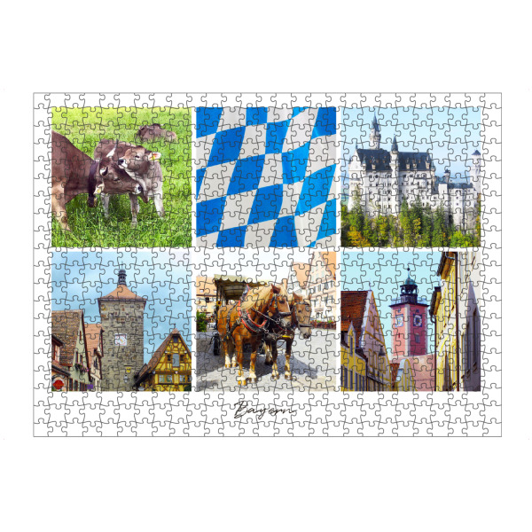 Puzzle Ravensburger "Bayern Collage" artboxONE - Natur,Reise,Architektur,Reise / Länder