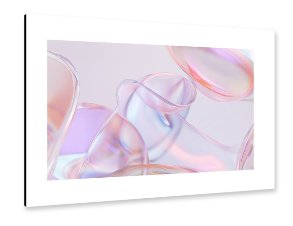 Alu-Dibond "Malou Studio-Glas Design Lila" 30x20 cm artboxONE