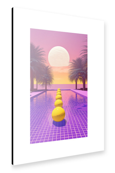 Alu-Dibond "Malou Studio-Pool Illusion Tre" 30x20 cm artboxONE