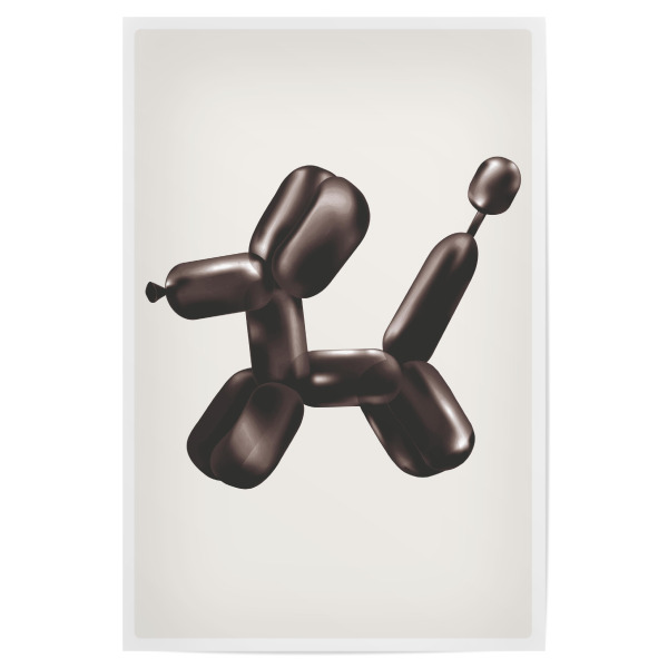 Poster "Malou Studio-Balloon Dog S" artboxONE - Tiere,Für Mama,Festivals - Museum,Ballon,Tier,Haushund,Kunst,Farbenfroh,Bunt,Jeff koons