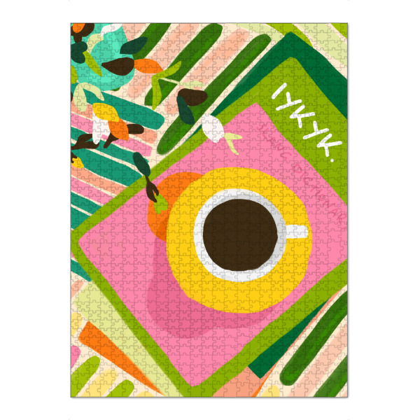 Puzzle Ravensburger "IYKYK" artboxONE - Typografie,Abstrakt