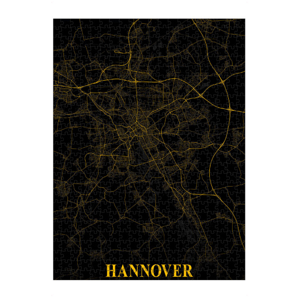 Puzzle Ravensburger "City Map von Hannover" artboxONE - Städte / Weitere,Kartografie