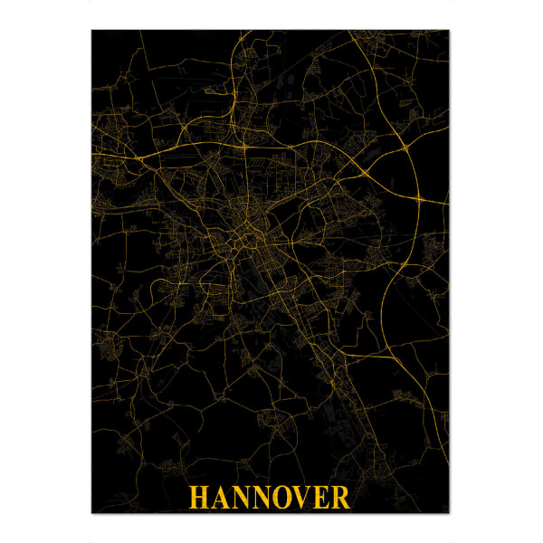 Puzzle Ravensburger "City Map von Hannover" artboxONE - Städte / Weitere,Kartografie
