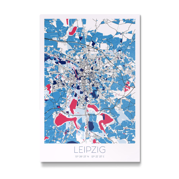 Galerie-Print "City von Leipzig" 30x20 cm artboxONE