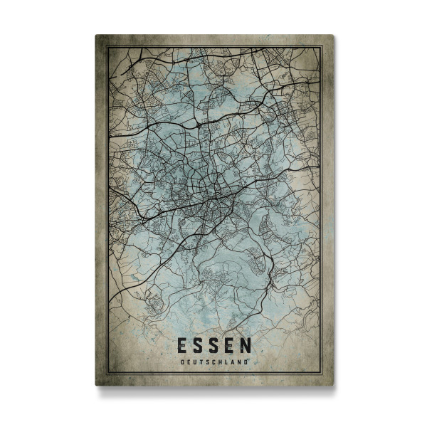 Galerie-Print "Vintage Map Essen" 30x20 cm artboxONE