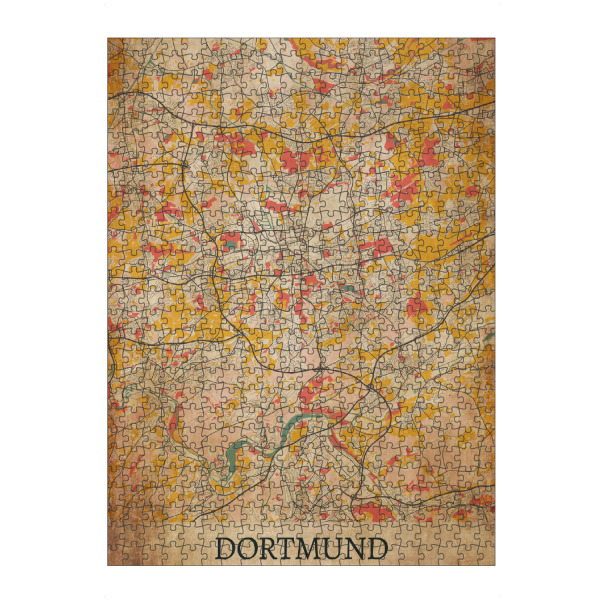 artboxONE Puzzle "Vintage Dortmund" artboxONE - Städte / Weitere,Kartografie