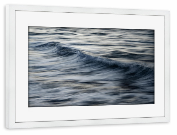 Poster mit Rahmen weiß "The Uniqueness of the sea" artboxONE - Natur,Reise,Abstrakt,Reise / Strand und Meer,Reise / Länder