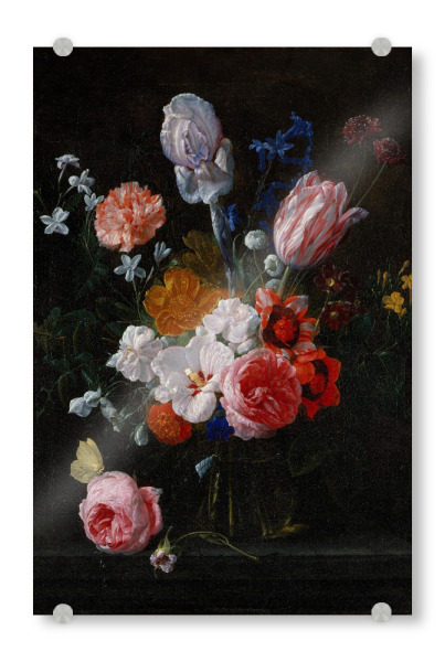 Acrylglasbild "Flowers in a crystal vase" artboxONE - Natur,Floral