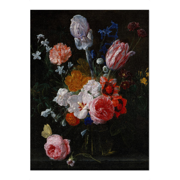 Puzzle Ravensburger "Flowers in a crystal vase" artboxONE - Natur,Floral