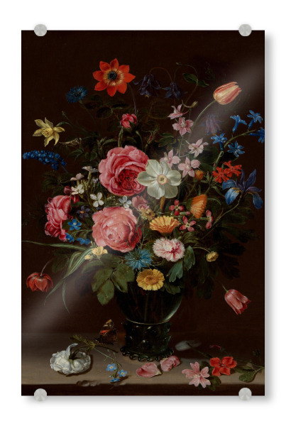 Acrylglasbild "Floral Bouquet - Clara Peeters" artboxONE - Natur,Floral
