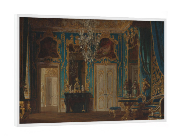 Poster mit weißem Rahmen "Room for King Ludwig" artboxONE - Architektur
