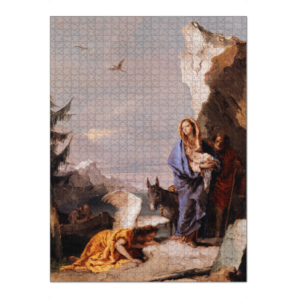 Puzzle Ravensburger "The Flight into Egypt - Tiepolo" artboxONE - Natur,Tiere,Menschen