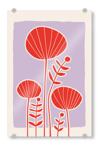 Acrylglasbild "Malou Studio-Flowers Otto" artboxONE - Natur,Floral,Für Mama